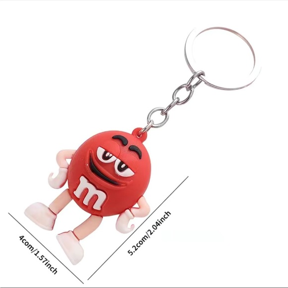 M&M's Keychain Keyring Key Chain
Ring Figure Toy Collectibles set of 4 - Picture 4 of 8